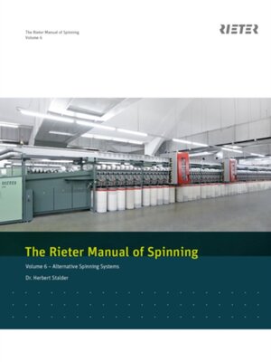 cover image of Rieter Manual of Spinning--Volume 6
